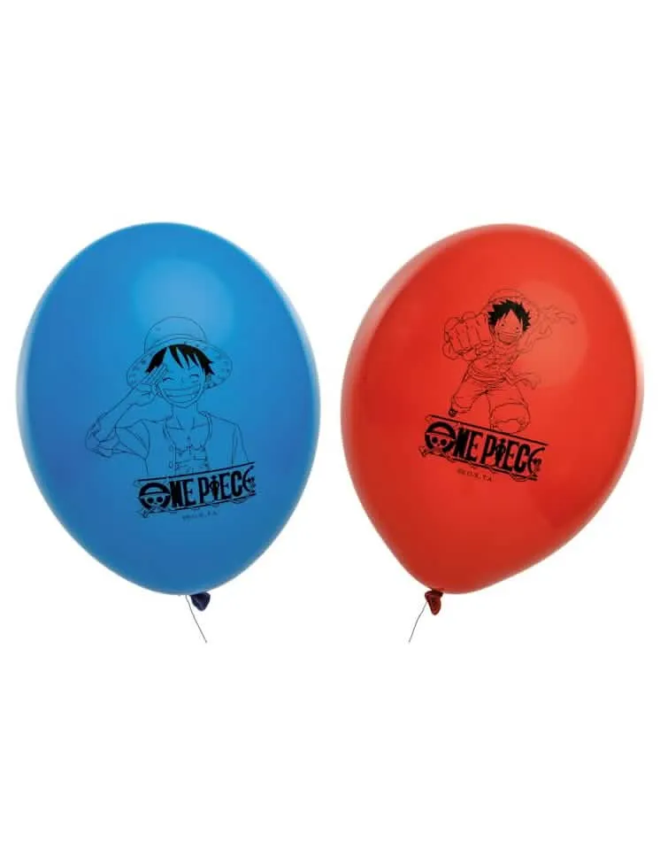 Set mit 6 Latexballons 27 cm One Piece