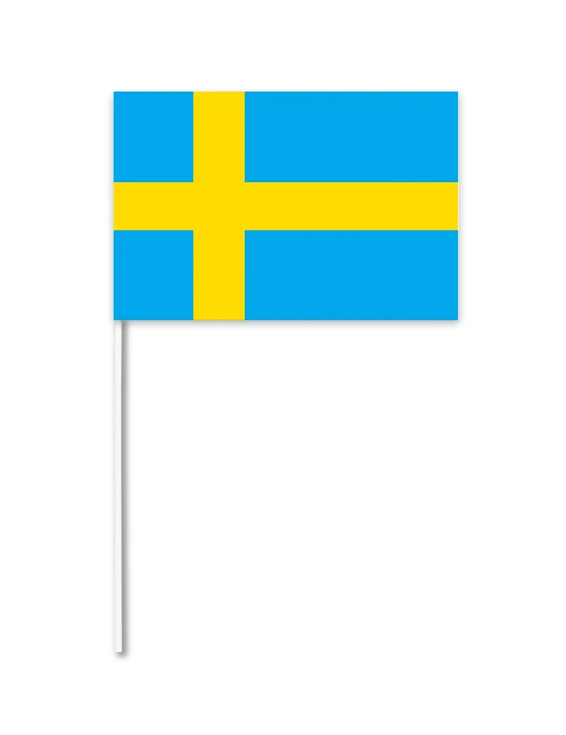 Schweden-Papierflagge 14 x 21 cm