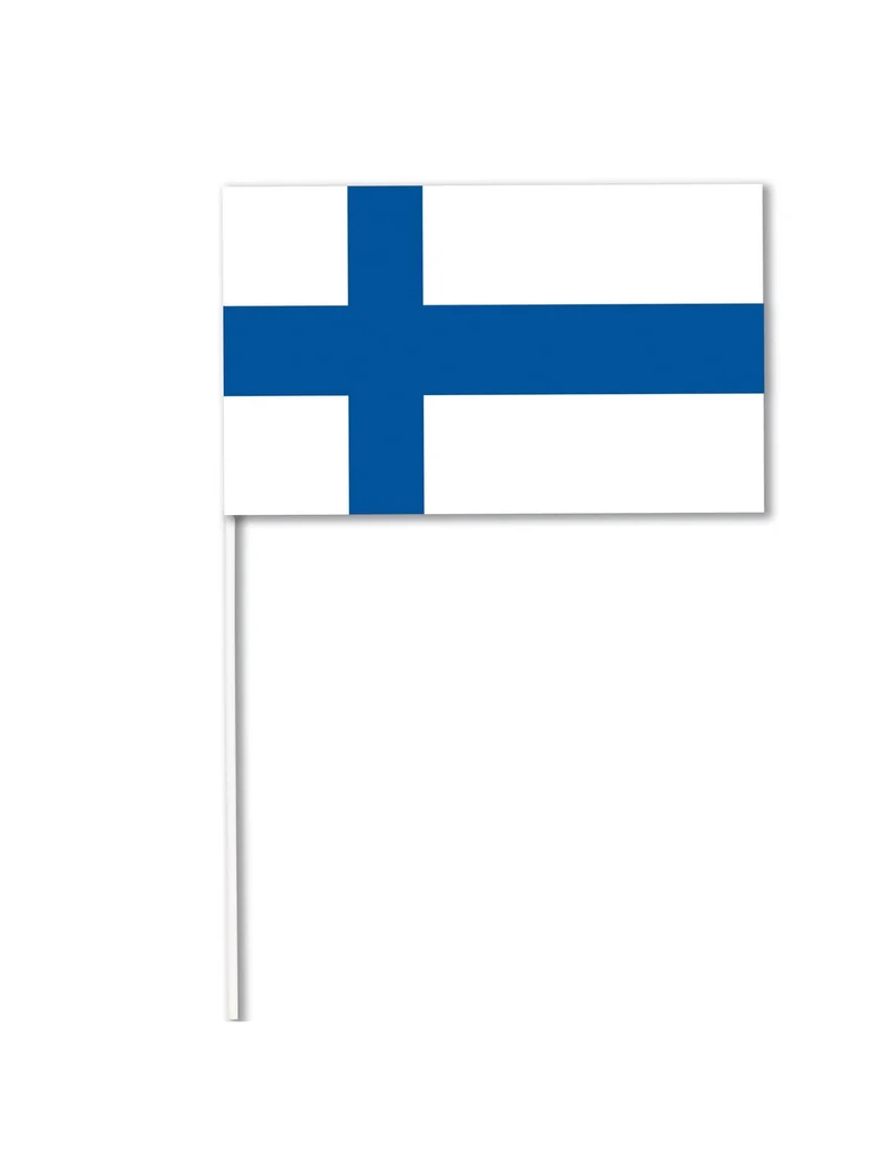 Finnland-Papierflagge 14 x 21 cm