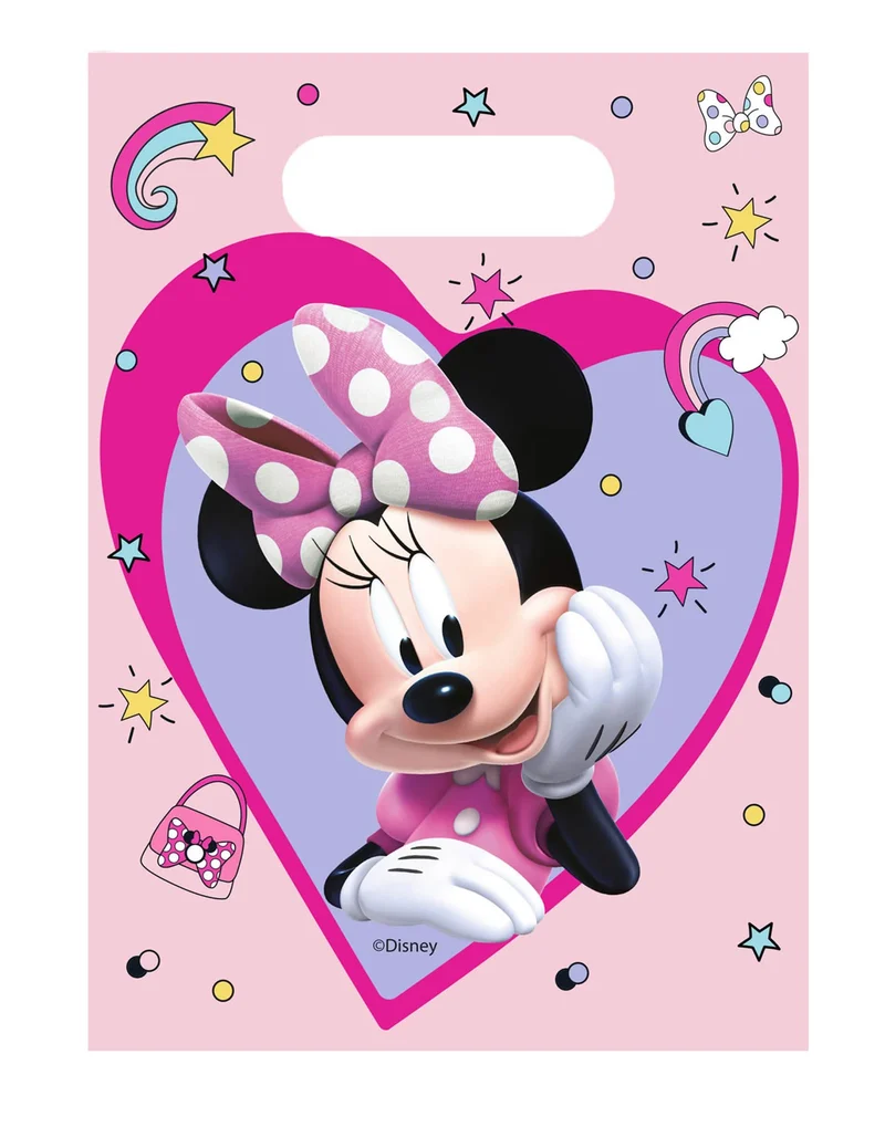 6 Minnie-Geschenktüten