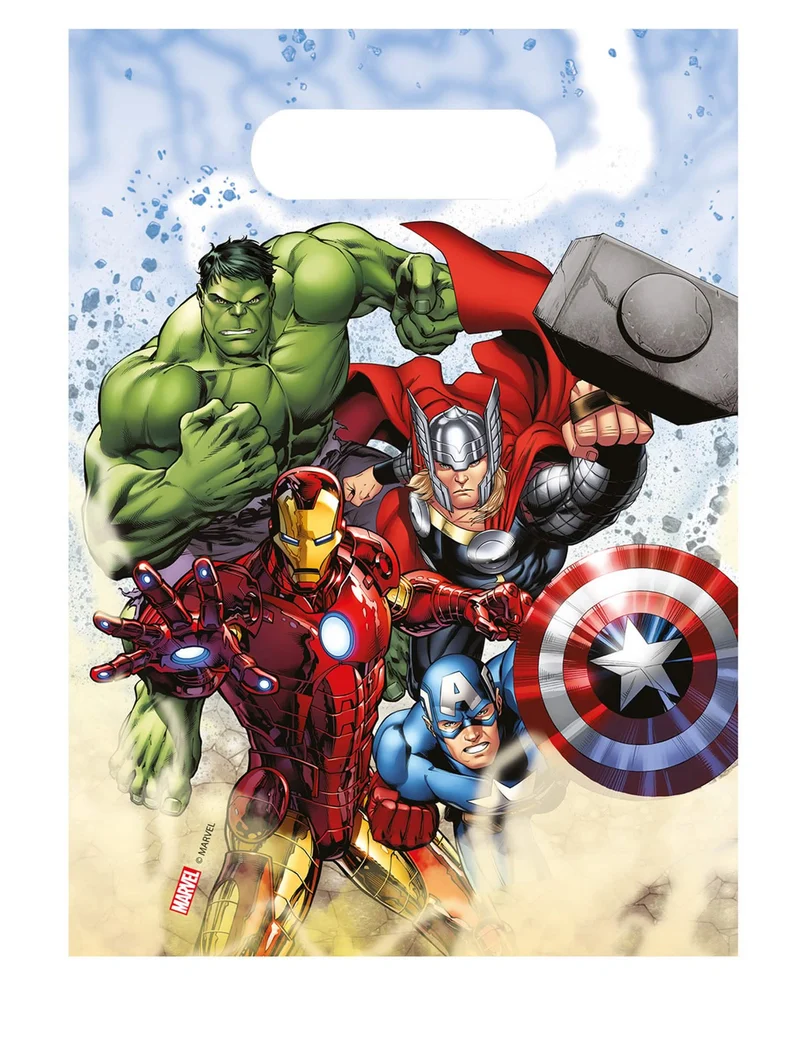 6 Avengers™ Partytüten