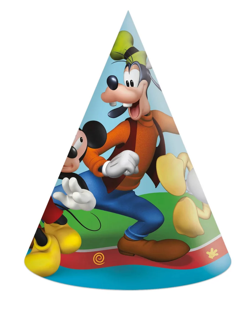 6 Mickey Mouse™ Papphüte