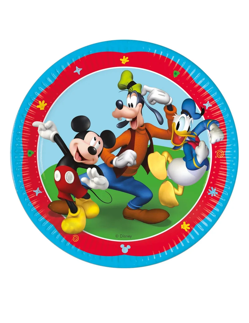 8 FSC Mickey Mouse™ Pappteller 23 cm