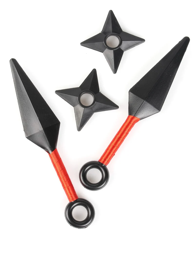 Ninja-Accessoires Set grau