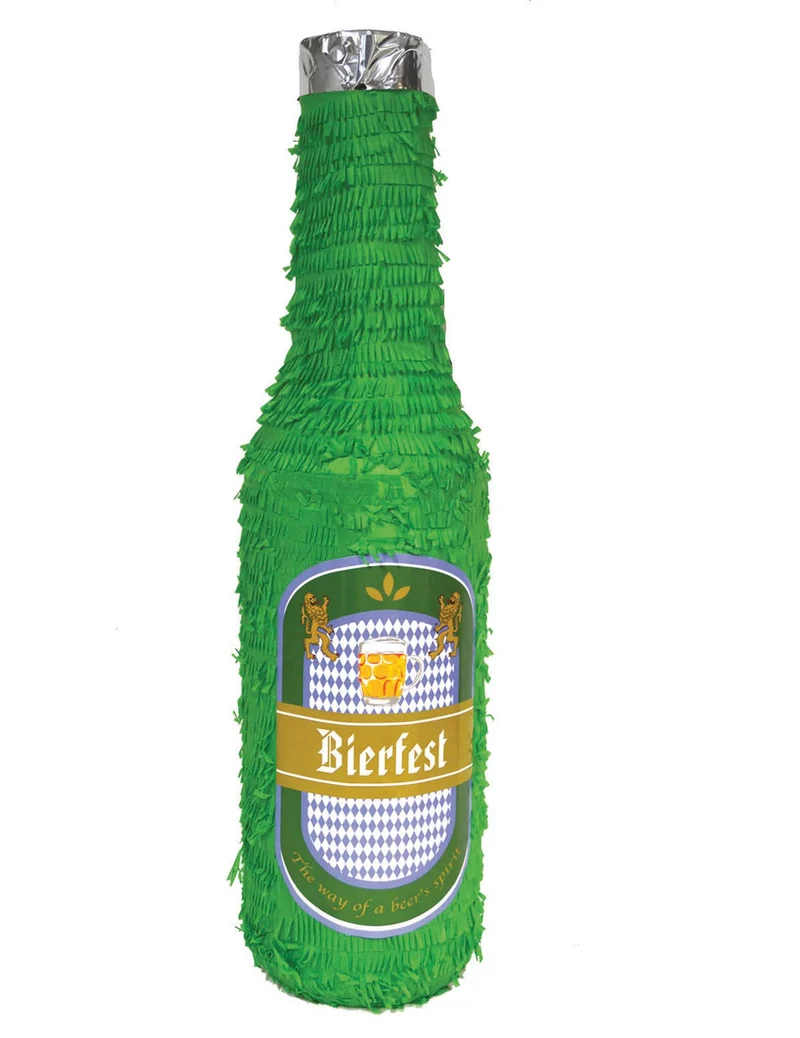 Bierpinata 76cm grün
