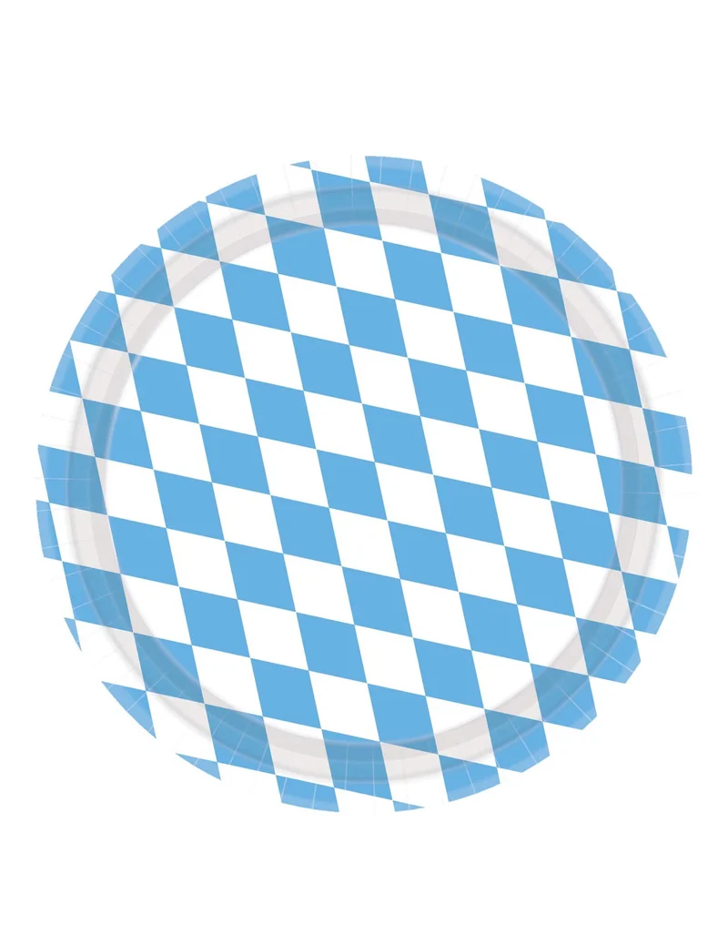 8 Oktoberfest-Pappteller 23 cm