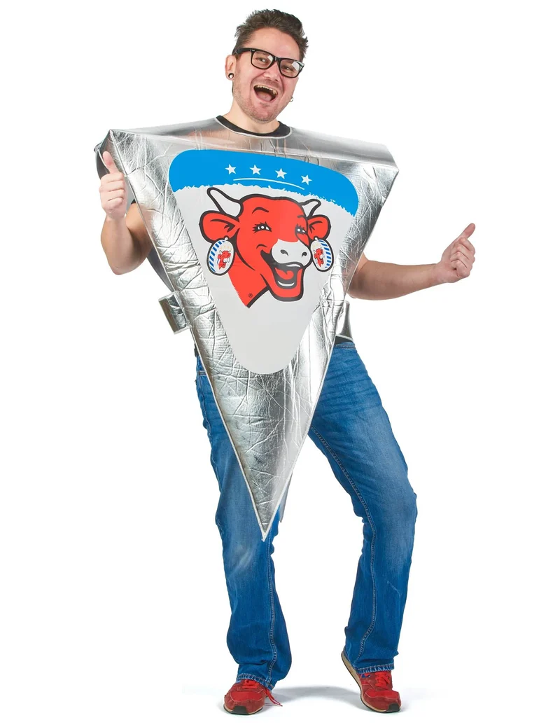 Kostüm Vache qui rit™ Die lachende Kuh Erwachsene silber