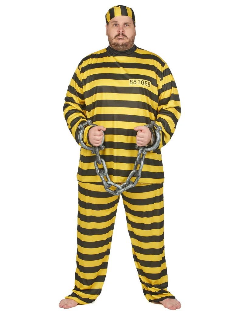 Kostüm Sträfling Plus Size