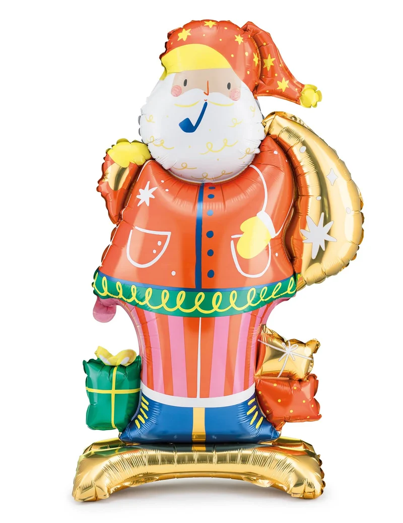Folienballon Weihnachtsmann 63 x 106 cm