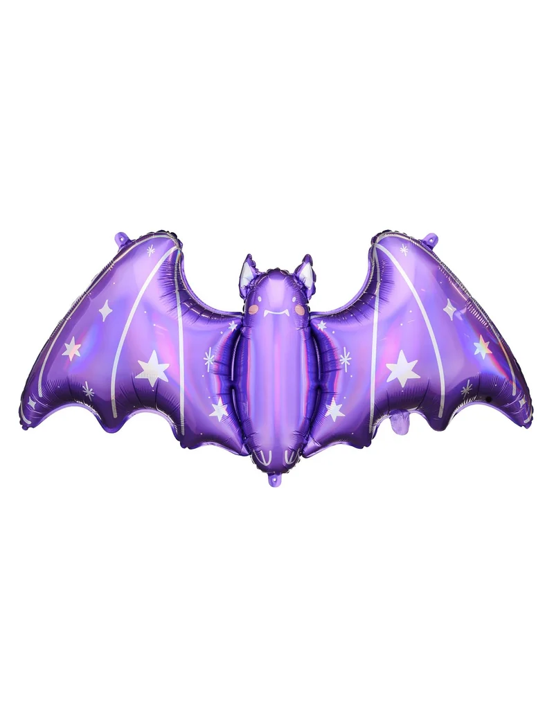 Folienballon Fledermaus lila 119 x 51 cm