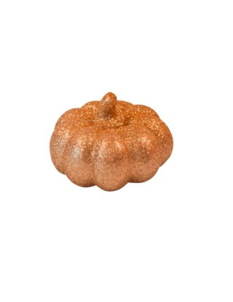 Partydeko Glitzerkürbis Halloween 6,5 cm