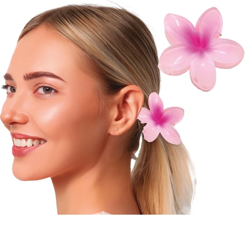 Blume Haarspange Rosa