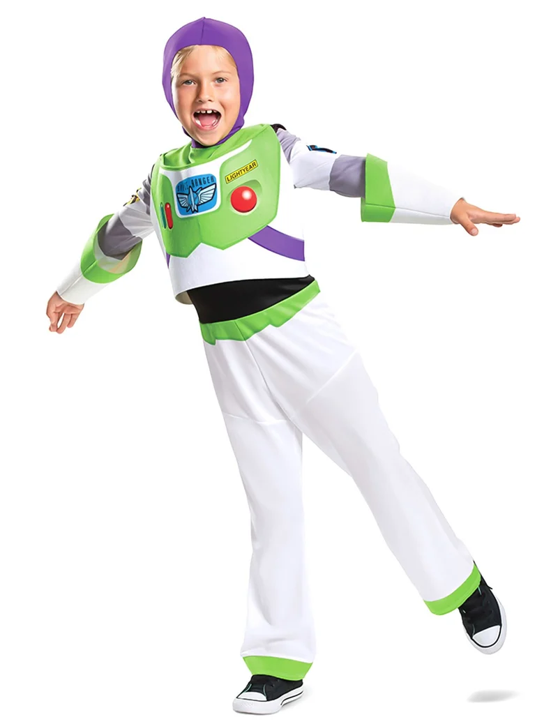 Deluxe Buzz Lightyear™ Kostüm für Kinder weiß