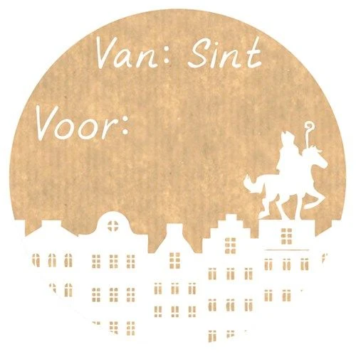 Sinterklaas Etiketten 250Stück