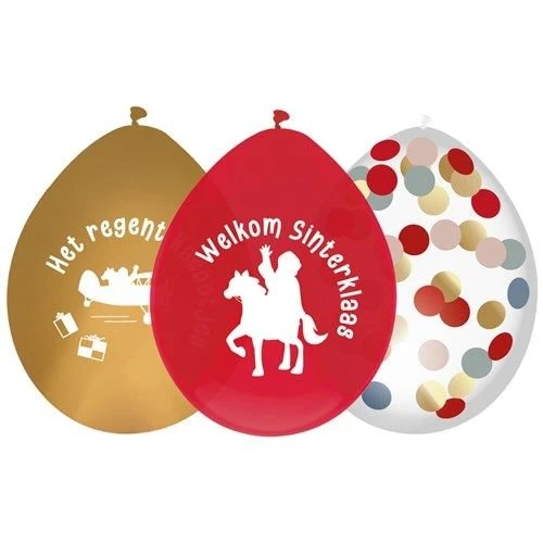 Sinterklaas Luftballons 30cm 6 Stk
