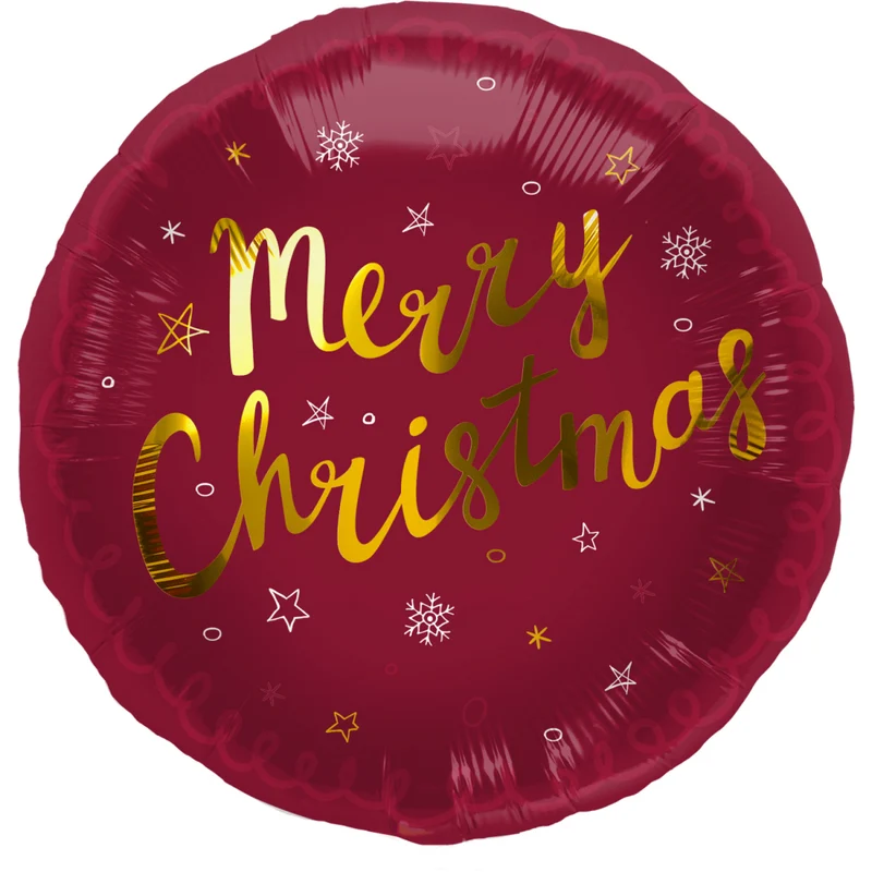 Weihnachten Helium Ballon Frohe Weihnachten Leer 45cm