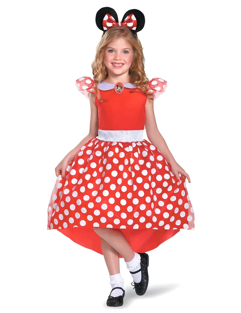 Minnie Maus Kostüm rot klassisch Mädchen