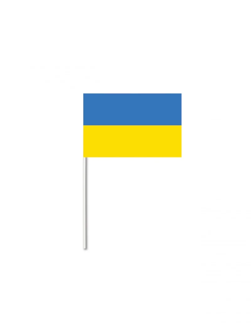 Ukraine-Papierflagge 14 x 21 cm