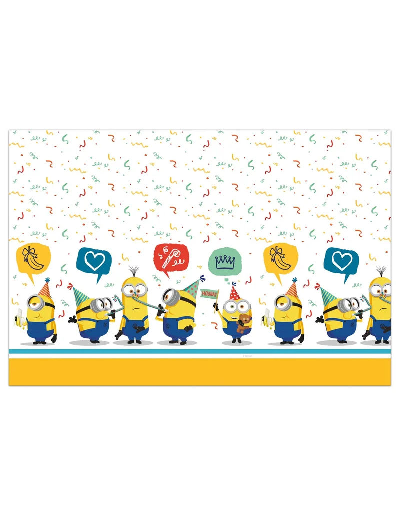 Minions™-Tischdecke für Kindergeburtstage bunt 120 x 180 cm