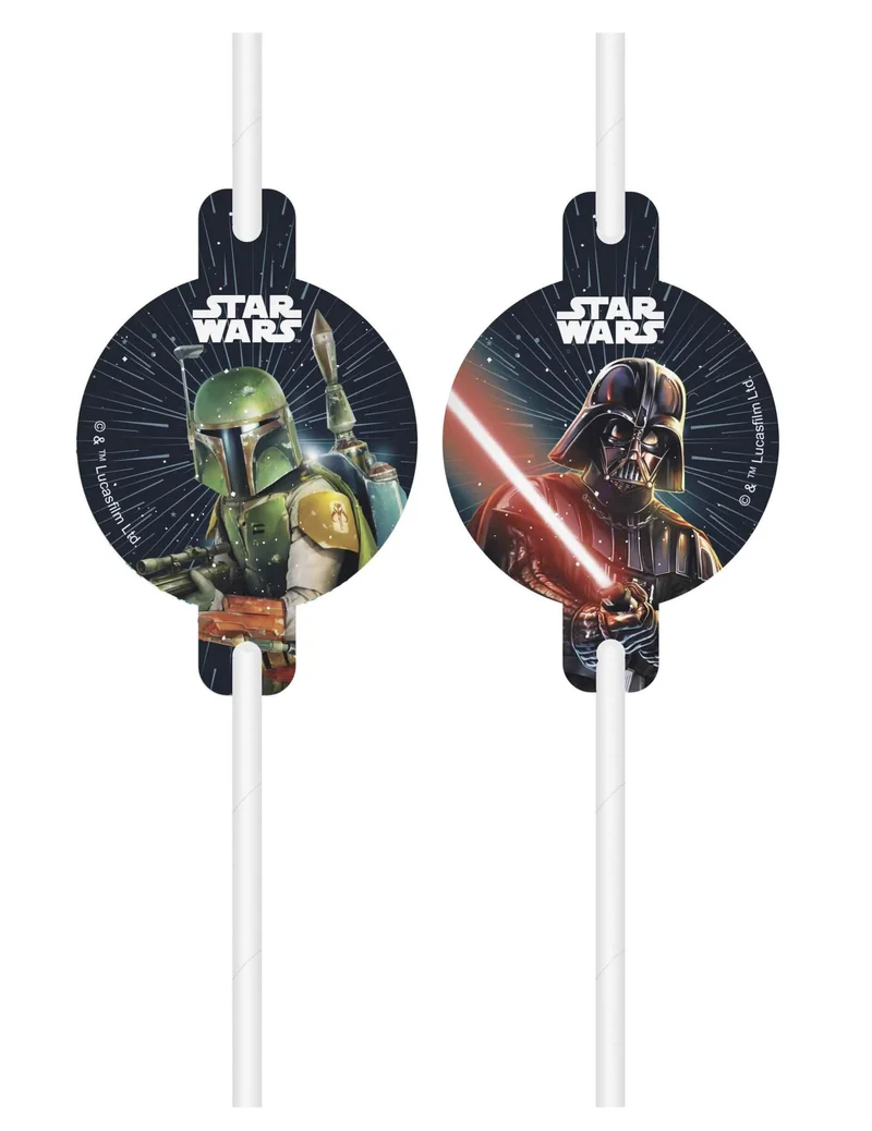 Star Wars Galaxy™ Medaillon-Strohhalme