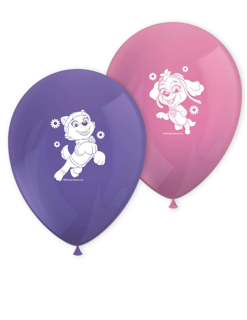 8 Paw Patrol Skye und Everest™ Latexballons