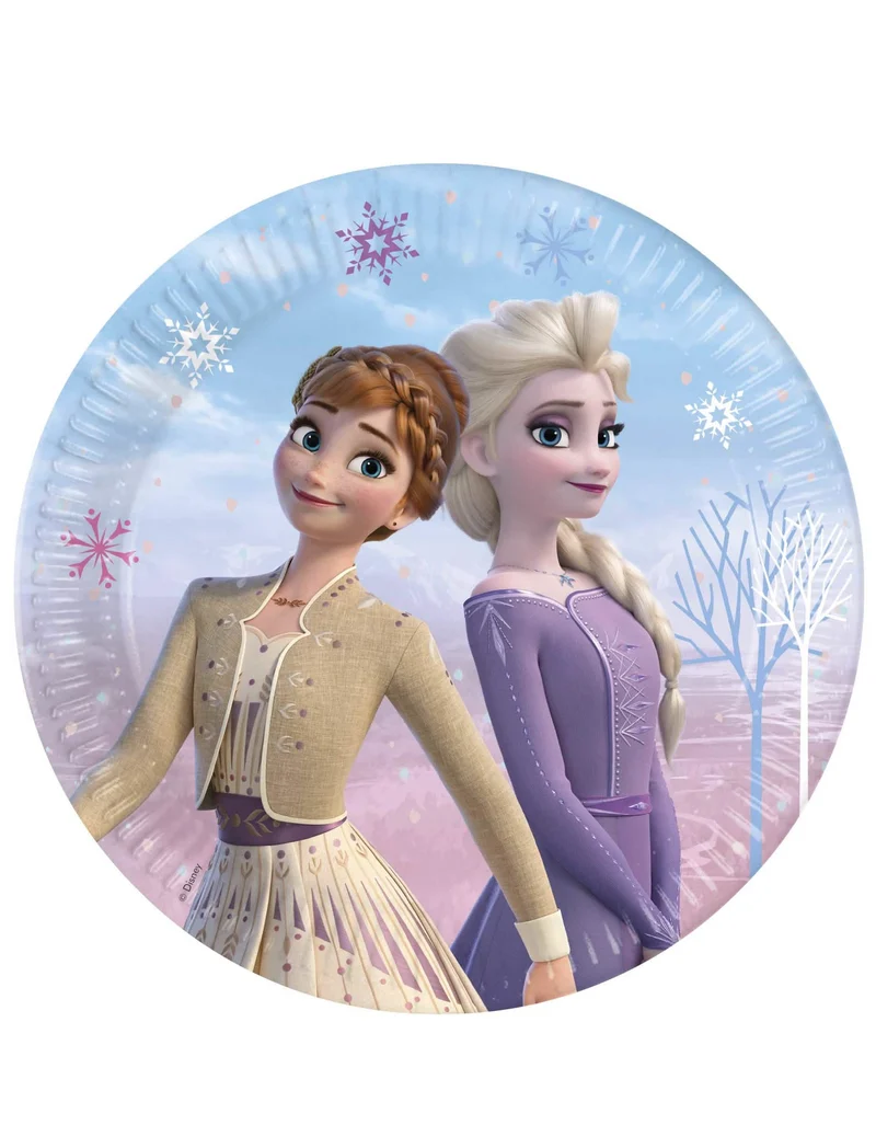 8 Frozen™ Pappteller 23 cm