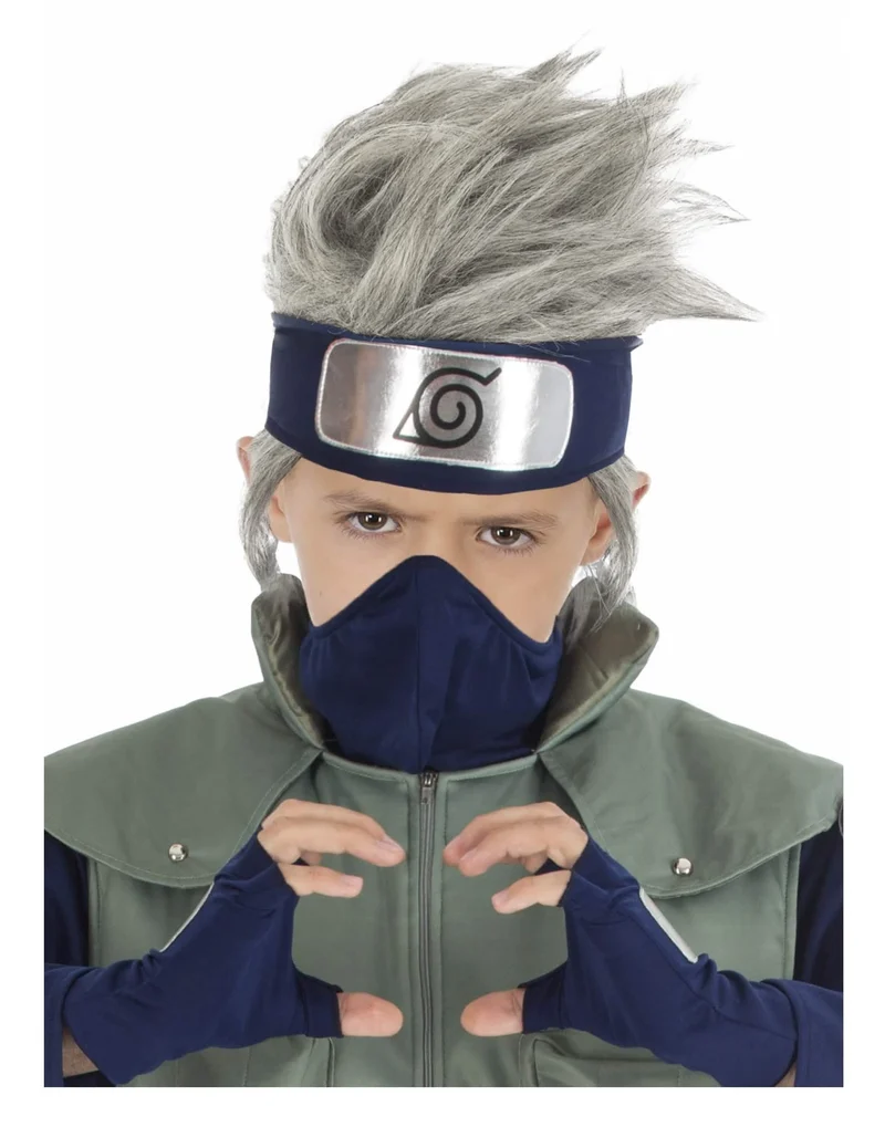 Kakashi™-Perücke für Kinder Kostümzubehör Manga