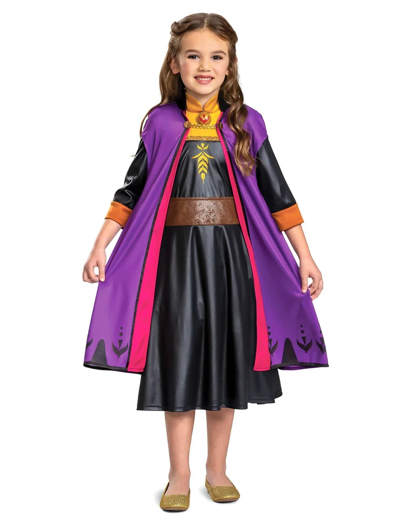Anna Frozen 2™ Kinderkostüm Mädchen lila
