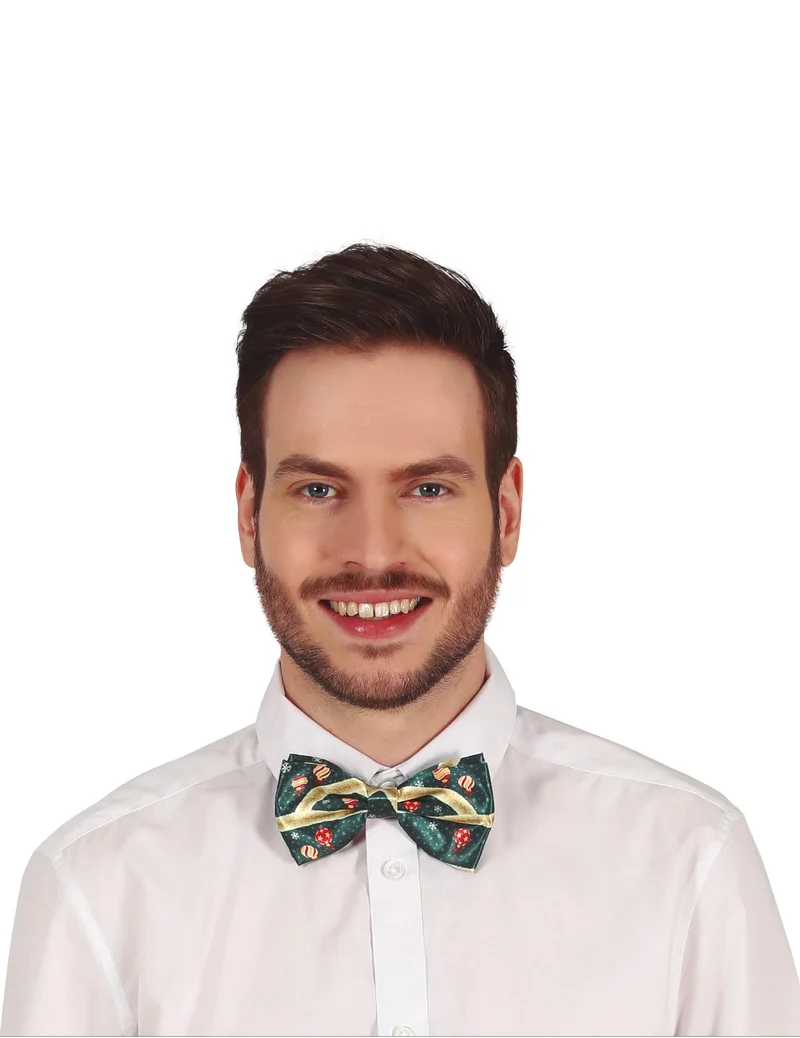 Grüne Weihnachtsfliege für Erwachsene