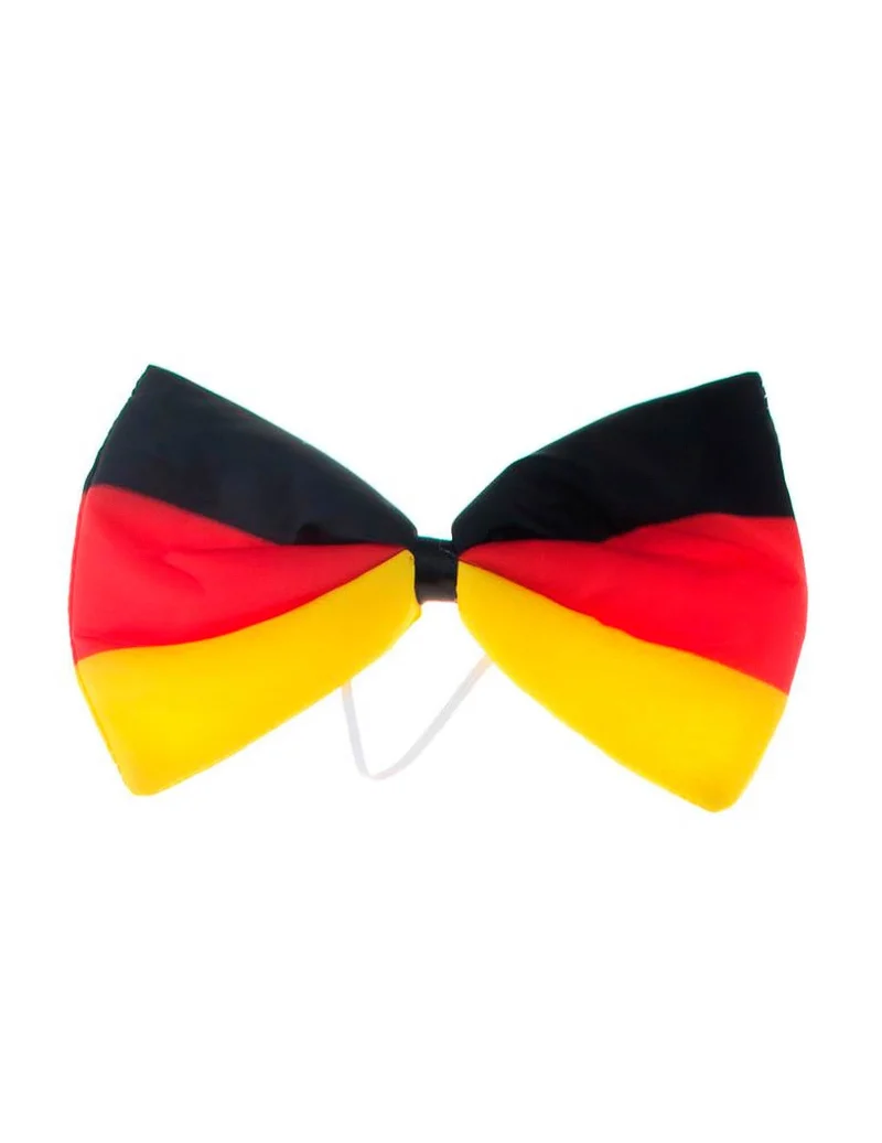 Fliege Deutschland-Fan Accessoire schwarz-rot-gelb