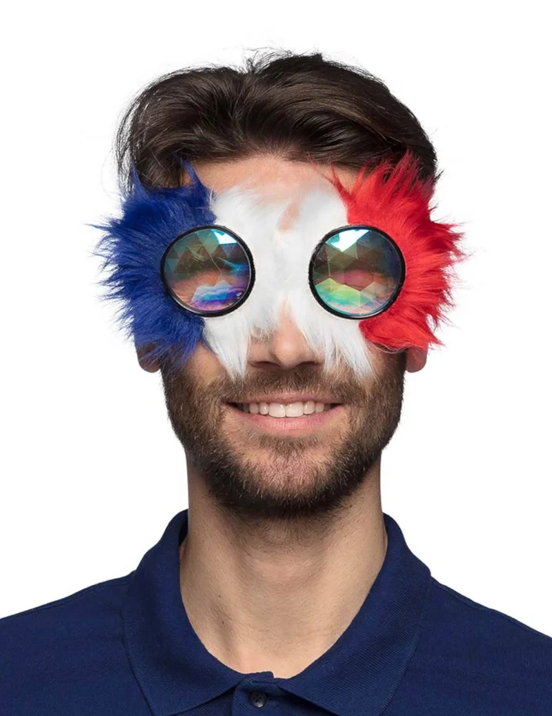 Ausgefallene Partybrille Frankreich für Erwachsene