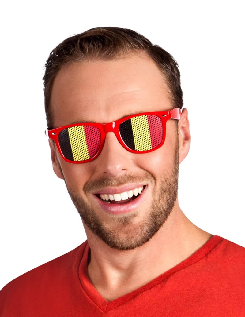 Belgien-Fanbrille für Erwachsene