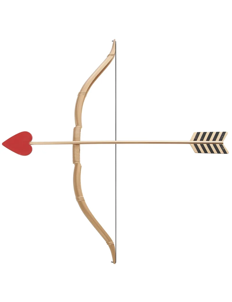 Pfeil und Bogen des Amors zum Valentinstag