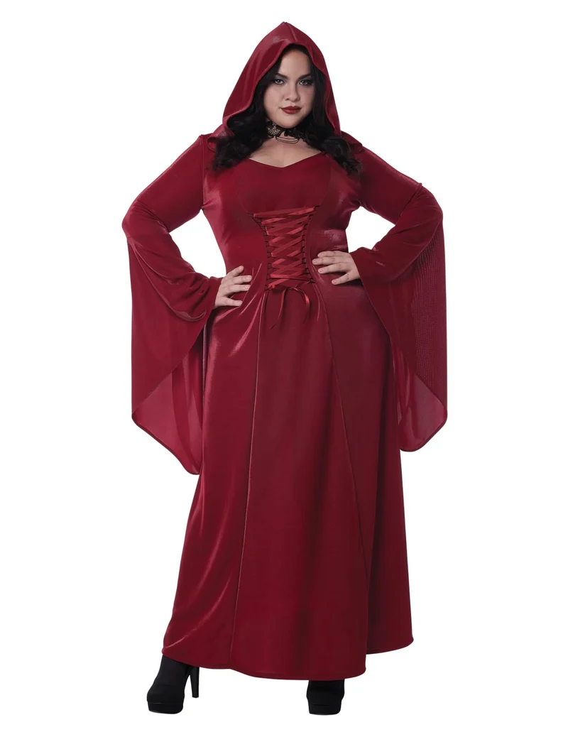 Gothic-Kostüm Halloweenkostüm für Frauen rot