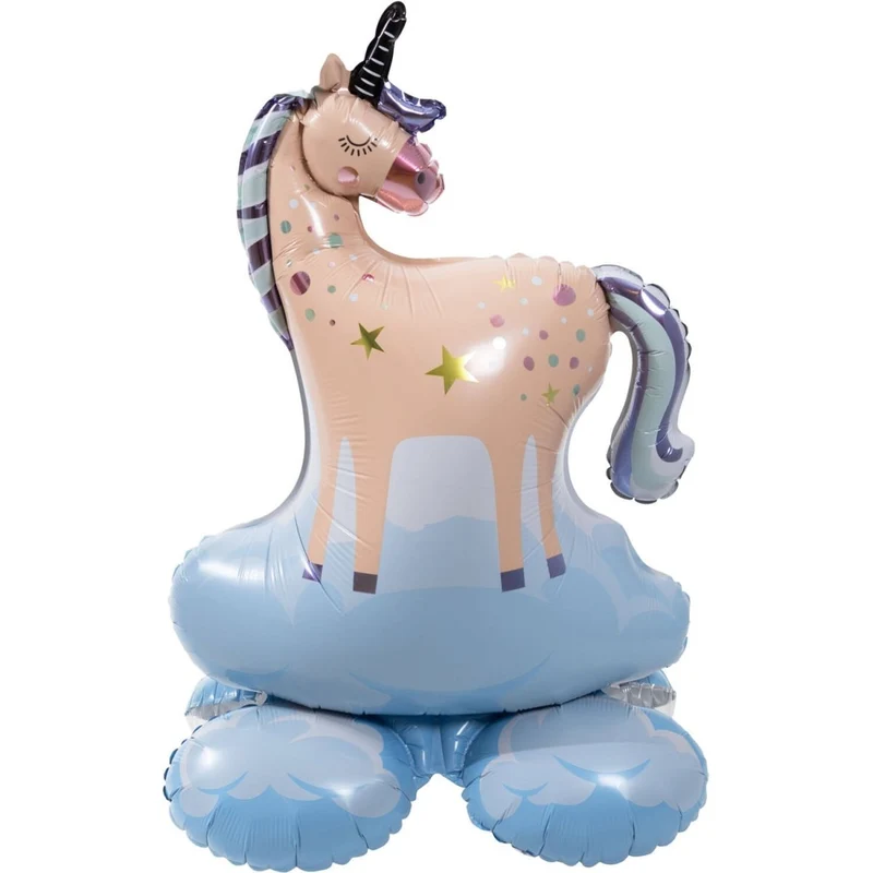 Einhorn Helium Ballon mit Standard Leere 81cm