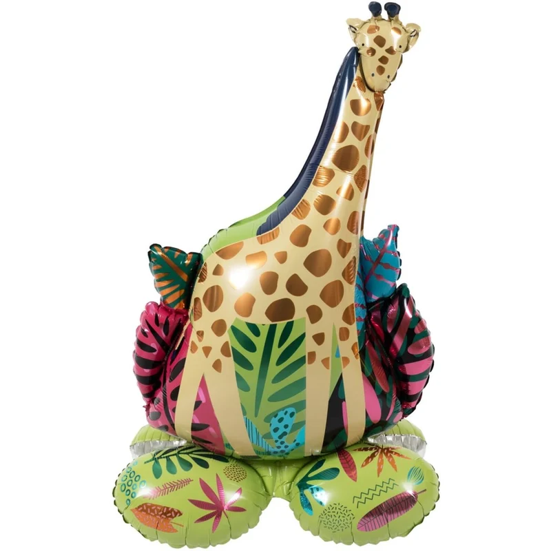 Giraffe Heliumballon mit Standard-Leerung