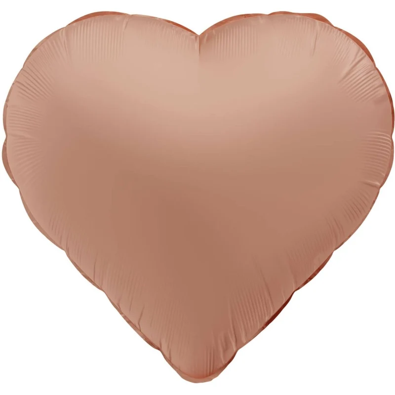 Herz Helium Ballon Rosa Leer 45cm