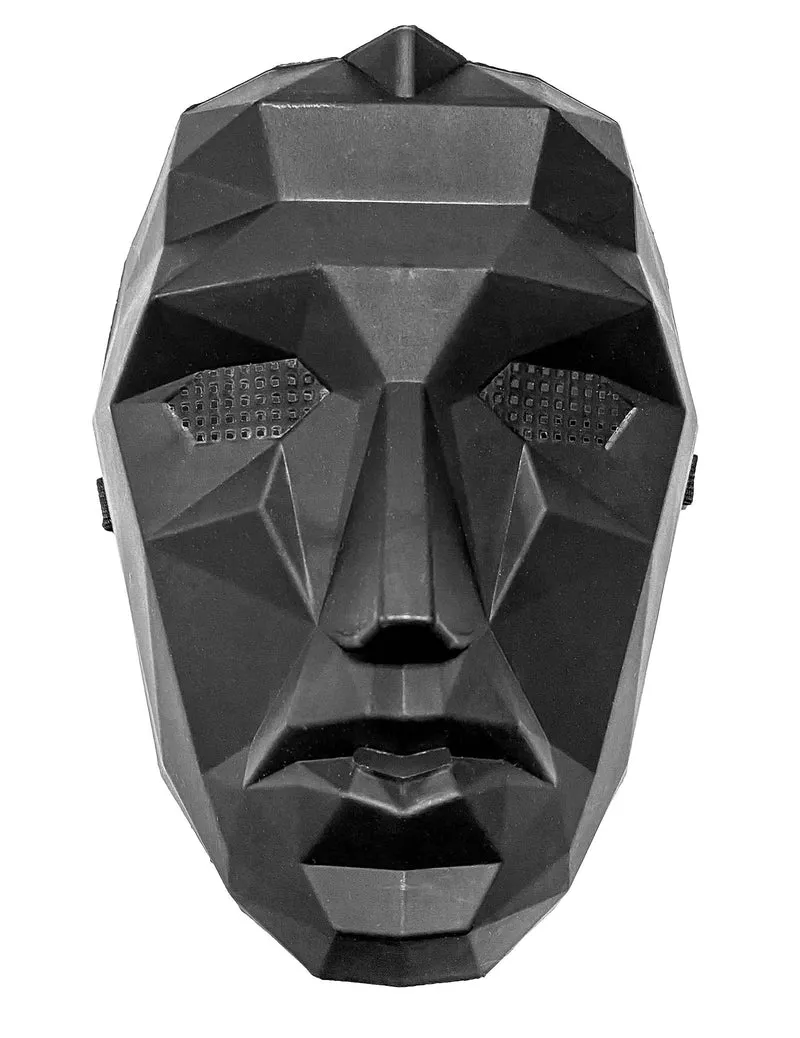 Spielleiter-Maske Serien-Accessoire für Erwachsene schwarz