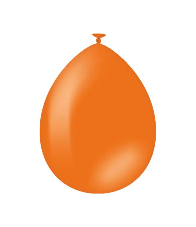 Orangefarbene Ballons 30cm 25Stk