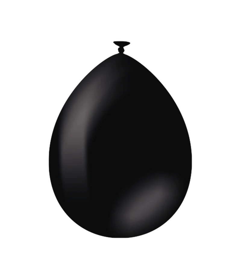 Schwarze Ballons 30cm 25Stk