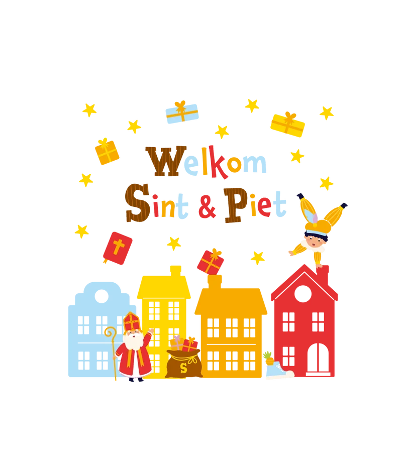 Sinterklaas Fensteraufkleber