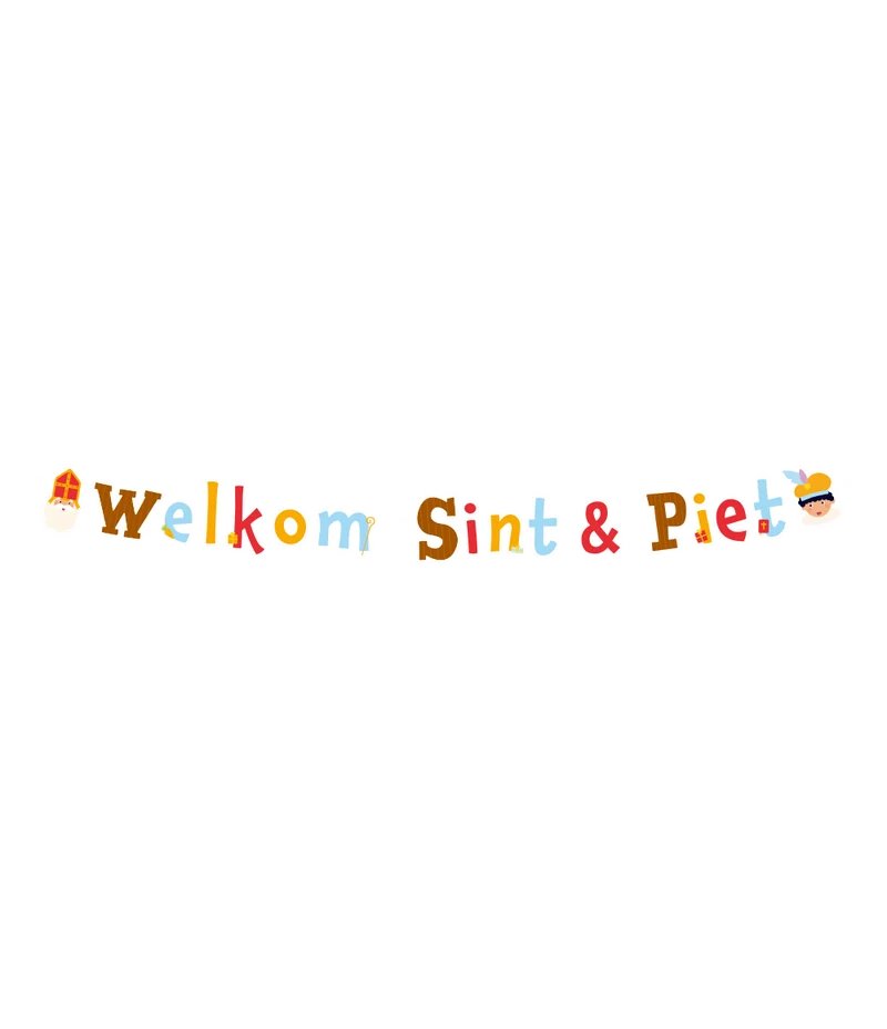 Sinterklaas Buchstabengirlande 1,5m