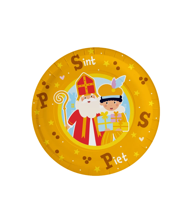 Sinterklaas Teller 22,6cm 8Stück