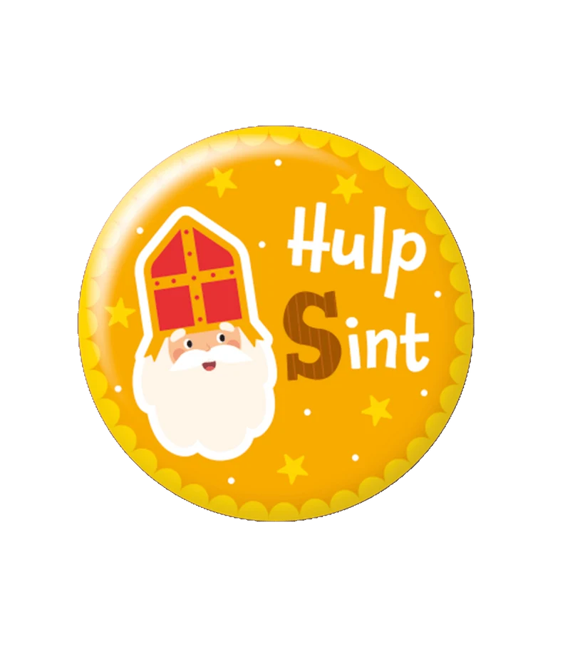 Sinterklaas Knopf Hilfe Heiliger 5,5cm