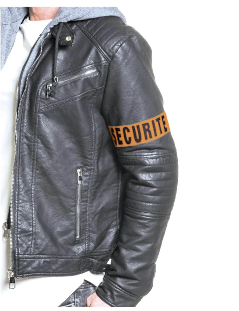 Sicherheitsmannschette Orange "Sicherheit"