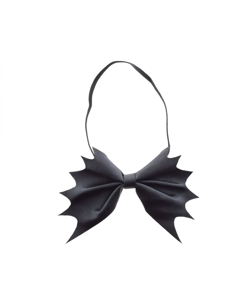 Fledermaus Fliege für Erwachsene schwarz Halloween