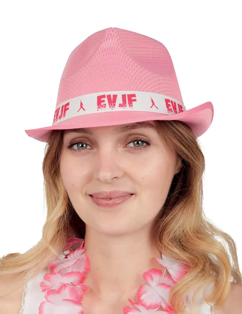 Erwachsener EVJF rosa Hut