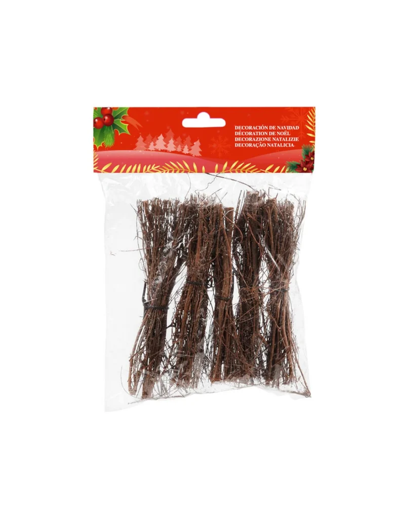 5 kleine Holzbündel 15 cm für Krippe