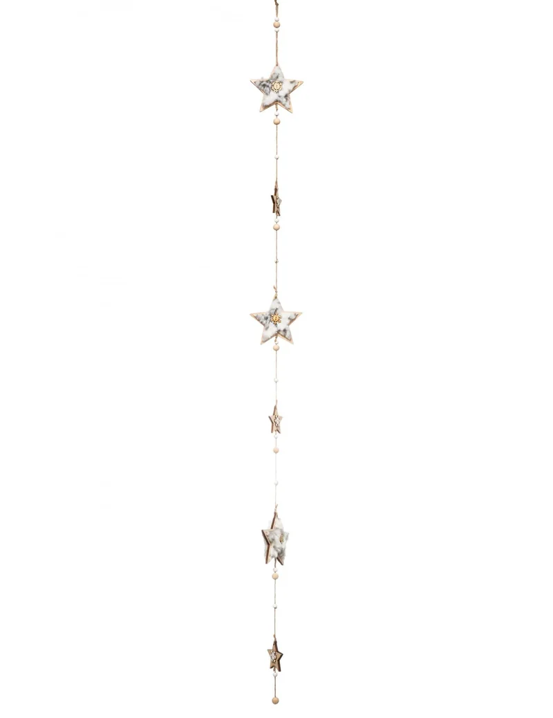 Holzgirlande Sterne Fell 150 cm Weihnachtsdeko